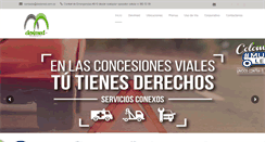 Desktop Screenshot of devimed.com.co